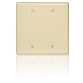 Leviton 80525 2-Gang 2-Blank Midway Size Wallplate
